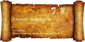 Tarnai Magdolna névjegykártya